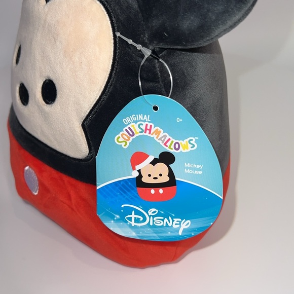 🎄NWT SQUISHMALLOW 8” DISNEY SANTA MICKEY MOUSE CHRISTMAS HOLIDAY PLUSH - Picture 11 of 12